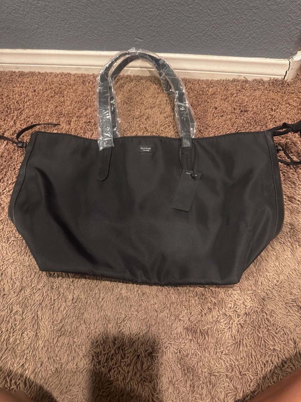 Botkier New York Bond Black Nylon Tote Bag
